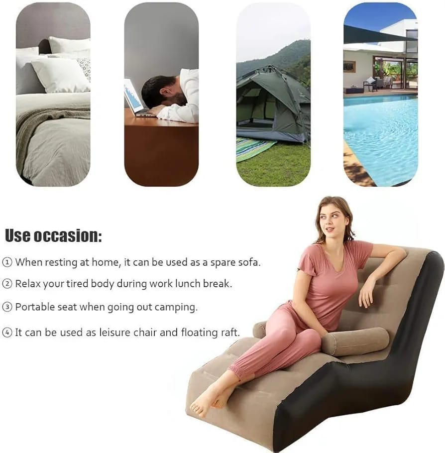 Inflatable Lazy Recliner Sofa Set