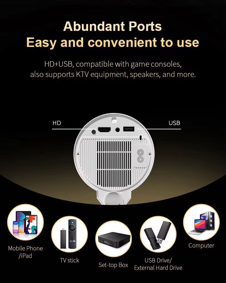 4K Super Vision LED Projector