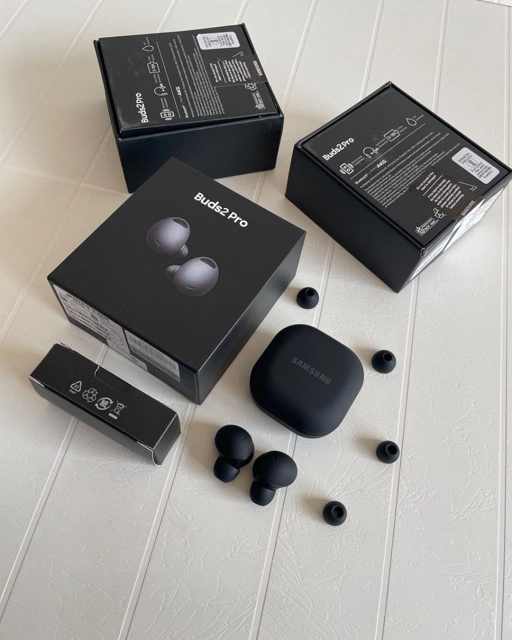 Samsung Galxay watch and Airpods