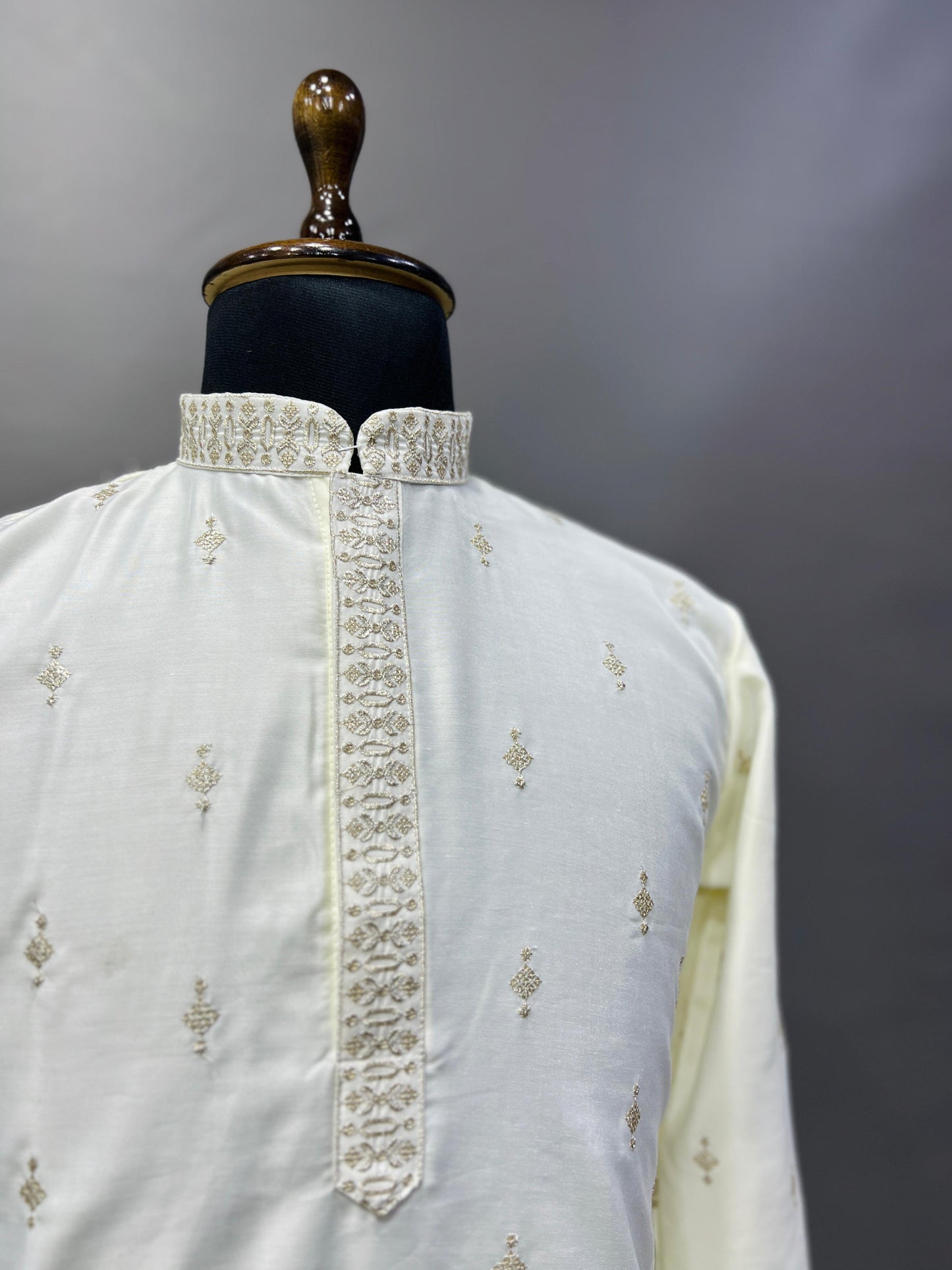 Matka Silk Traditional Kurta with Pajama
