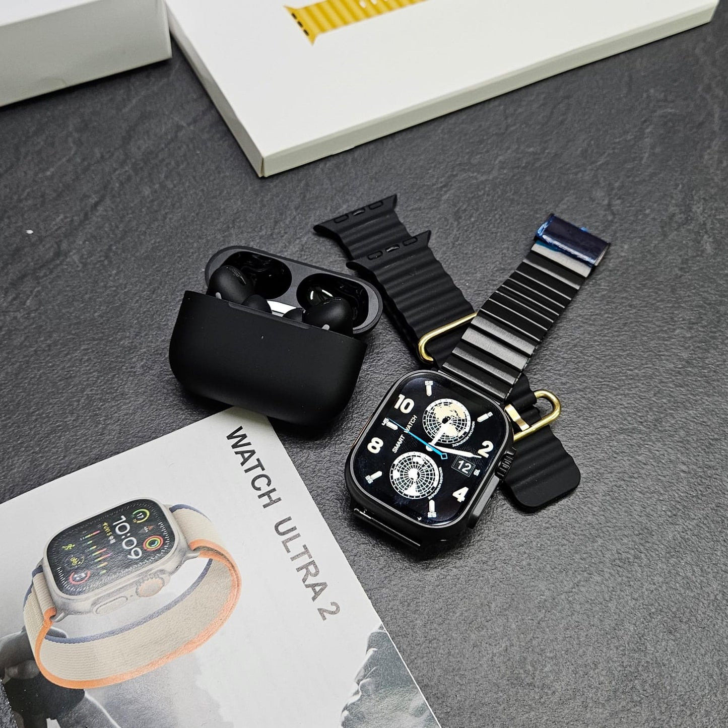 AppIe AirPods and Smart Watch