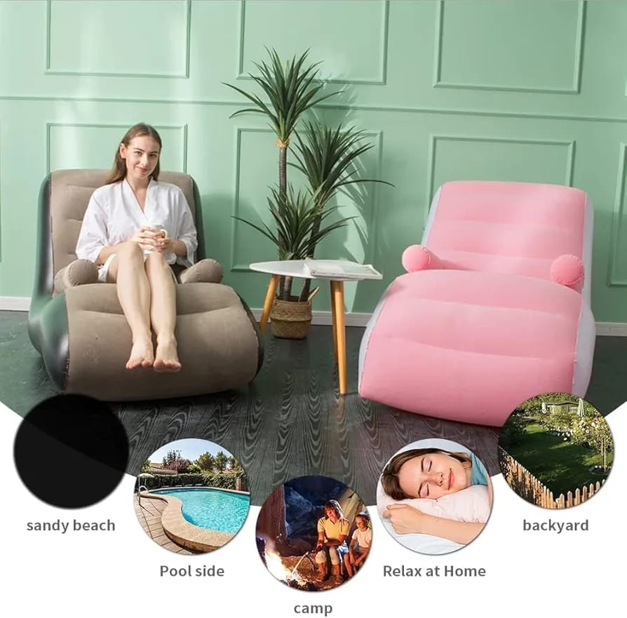 Inflatable Lazy Recliner Sofa Set