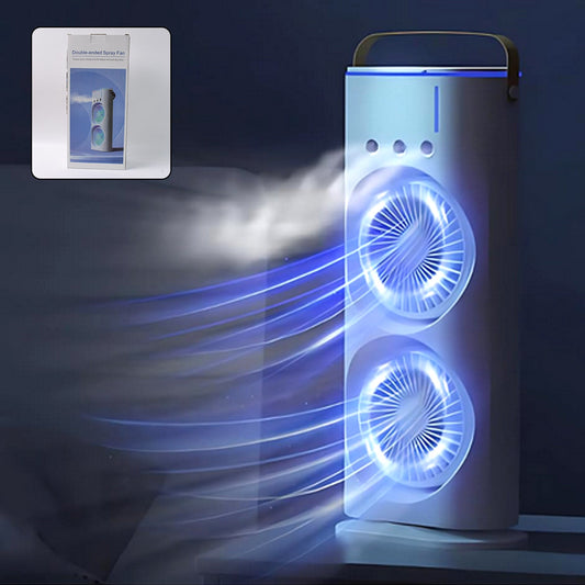 Portable Doul Fan Rechargeable cooler cum A/C